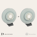Mercedes Benz Genuine Original Rear Brake Disc Set 2 pcs E-Class W213 E350 (0004230712)