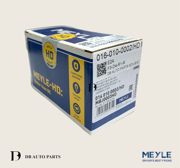 Meyle HD Mercedes Benz E-Class W211 S-Class W220 CLS W219 Front Lower Ball Joint Set 2 Pcs (0160100002)(2113300235)