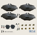 MEYLE FRONT BRAKE PAD W SENSOR MERCEDES BENZ W211 S211 (0252374320/W)(0044207920)(0034209920)(0034206520)(0044208720)