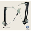 VOLKSWAGEN FRONT WINDOW REGULATOR (5C5837462G)(5C5837462E)(5C5837462D)(5C5837462C)(5C5837462B)(5C5837462A)