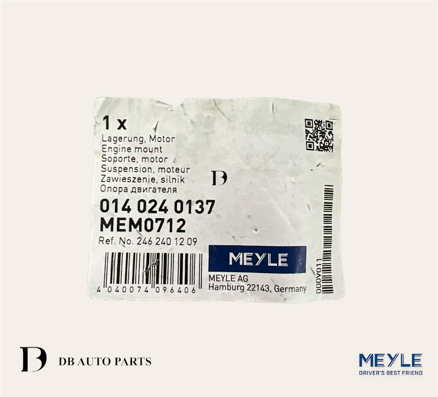 MEYLE MERCEDES BENZ W117 W176 W242 W246 TRANSMISSION MOUNTING / GEARBOX MOUNTING / REAR PENDULUM SUPPORT (014240137)