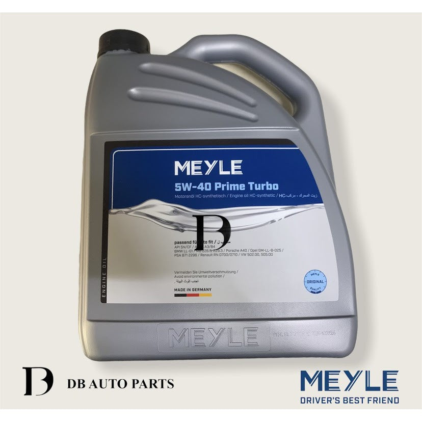 MEYLE ENGINE OIL 5W40 5L-TURBO CAR&CGI-  PORSCHE MERCEDES BENZ BMW VOLKSWAGEN FIAT (0140210061)