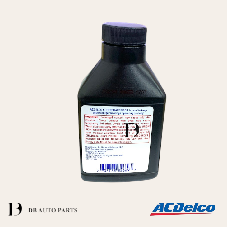 Acdelco Supercharger Oil 118ML, For All Supercharger (0009896201)(12345982)(10-4041)