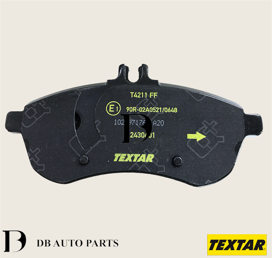 TEXTAR MERCEDES BENZ W204 W212 FRONT BRAKE PADS (2430601)(0004200305)(0004201005)(0054200820)(0054201220)(0054201520)(0064207120)(0074201620)(0074205520)(0074205720)(0074209220)(0074209290)