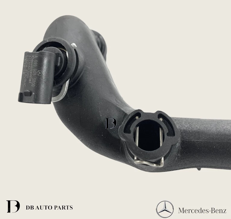 Original Mercedes Benz Engine Coolant Pipe With Sensor / Oil Cooler Water Pipe (2712001552)