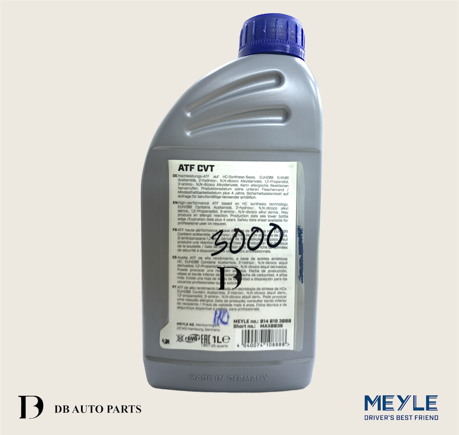 MEYLE MERCEDES BENZ W169 W245 TRANSMISSION OIL CVT 722.8 236.2  (0140193000)(83220136375)(0019894603)(G052516A2)(G052180A2)