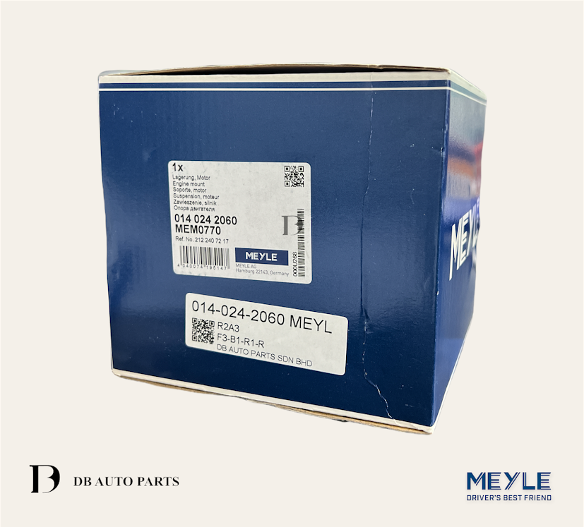 MEYLE MERCEDES BENZ E-CLASS W212 E200 E250 ENGINE MOUNTING SET / 2 PCS  (0140242060)(2122407217)
