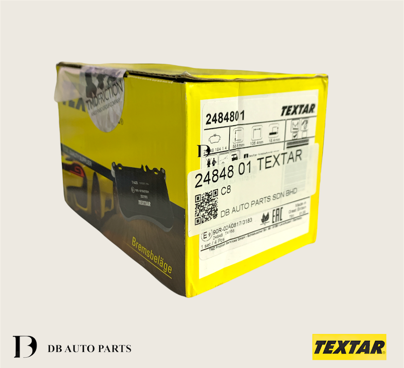 TEXTAR MERCEDES BENZ A-CLASS W176 A250 W156 W246 W117 REAR BRAKE PADS SET (0074209420)(2484801)(0252484818)