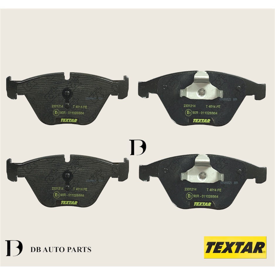 TEXTAR BMW E60 F10 F01 F02 FRONT BRAKE PAD (34116761283)(34116767191)(34116767580)(34116794919)(2331214)(2331211)