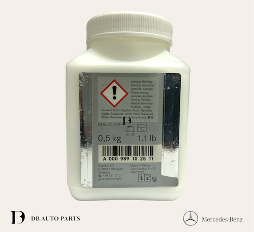 100% GEINUINE ORIGINAL MERCEDES BENZ CLEANING COMPOUND / CITRIC ACID /COOLING SYSTEM CLEANER 	(0009891025)
