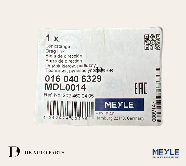 MEYLE MERCEDES BENZ W202 C-CLASS C180 C200 C230 C250 CENTER ROD / STEERING ROD/ DRAG LINK 	(0160406329)(2024600405)