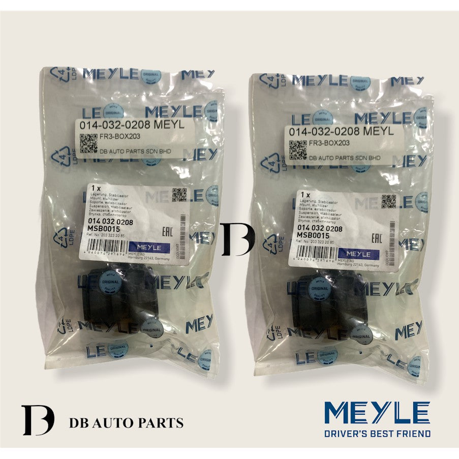 MEYLE MERCEDES BENZ W203 FRONT TORSION BAR BUSH SET(0140320208)(2033230685)(2033232085)