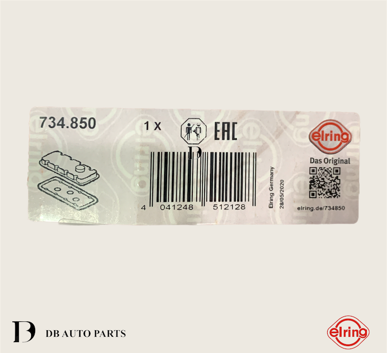 ELRING C-CLASS W204 C180 C200 E-CLASS W212 E200 E250 M271/CGI VALVE COVER GASKET 	(734.850)(2710161221)