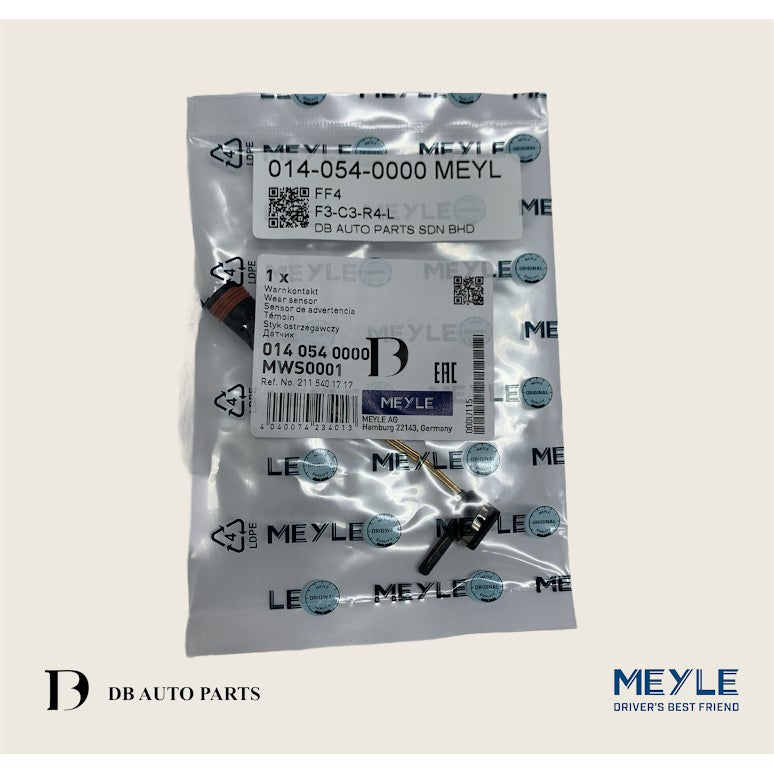MEYLE BRAKE SENSOR MERCEDES BENZ W220 W203 W204 W176 W169 (2205400717)(2205400617)(1695401617)(2115401717)(0140540000)
