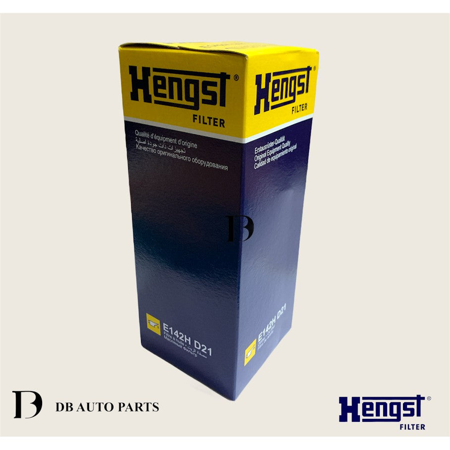 HENGST MERCEDES BENZ W124 C-CLASS W202 W203 E-CLASS W210 E200 / M111 M104 OIL FILTER  (E142HD21)(1041800109)(1041800825)