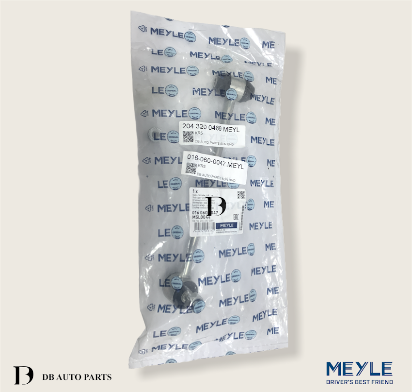 MEYLE MERCEDES BENZ W204 W212 REAR LEFT STABILIZER / TORSION BAR / ABSORBER LINK 	(0160600047)(2043200489)