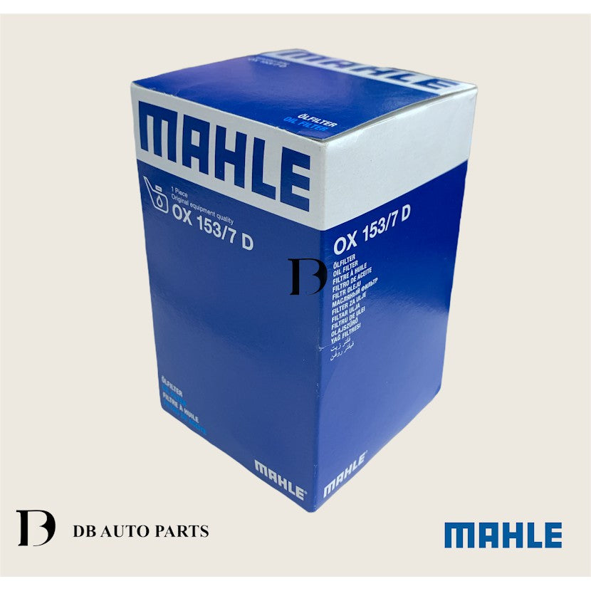 MAHLE OIL FILTER MERCEDES BENZ M112 M272  (OX153/7D) (0001802209) (0001802309 )