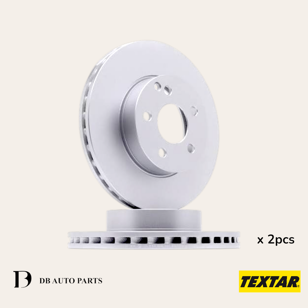Textar Mercedes Benz W204 W212 Front Brake Disc Set 2 Pcs (92163205)(2044210712)