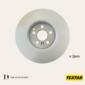 Textar Mercedes Benz W204 W212 Front Brake Disc Set 2 Pcs (92163205)(2044210712)