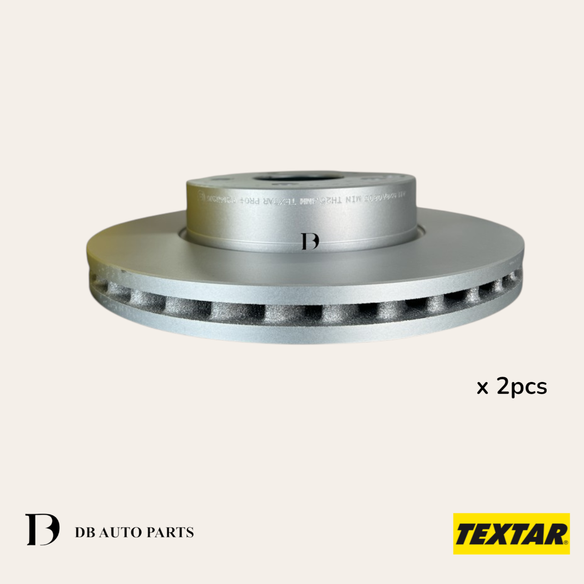 Textar Mercedes Benz W204 W212 Front Brake Disc Set 2 Pcs (92163205)(2044210712)