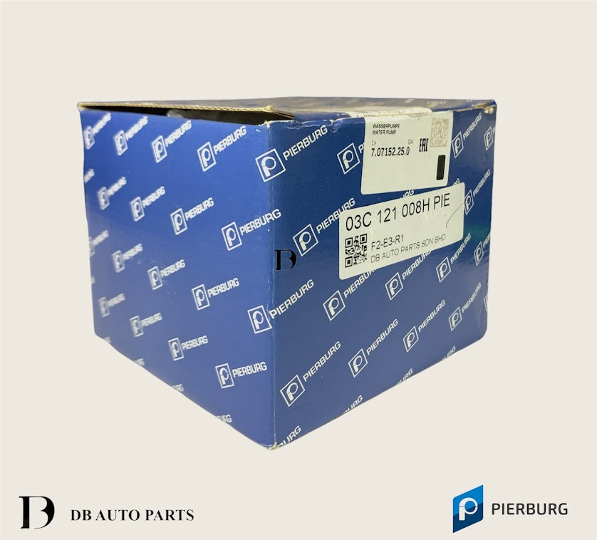 PIEBURG AUDI A1 VOLKSWAGEN JETTA 1.4 TFSI/TSI WATER PUMP / COOLANT PUMP WITH GASKET (7.07152.25.0)(03C121008H)