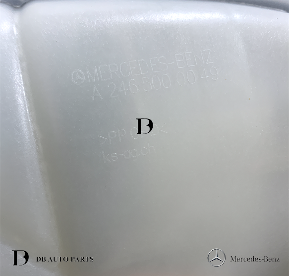 ORIGINAL MERCEDES BENZ W117 W176 W242 W246 SPARE TANK / RADIATOR EXPANSION TANK 	(2465000049)