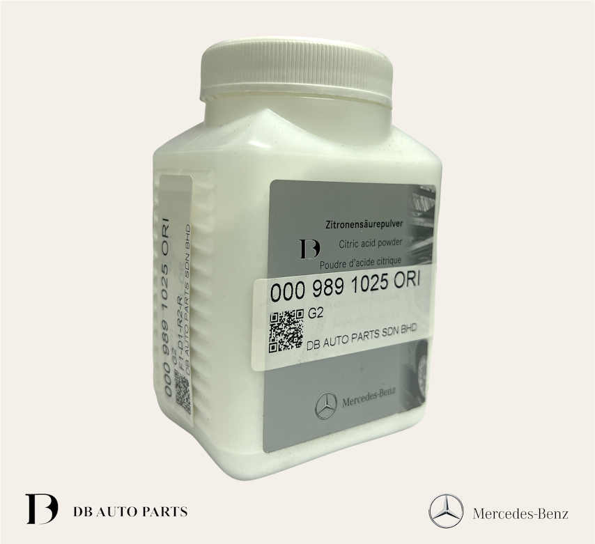 100% GEINUINE ORIGINAL MERCEDES BENZ CLEANING COMPOUND / CITRIC ACID /COOLING SYSTEM CLEANER 	(0009891025)