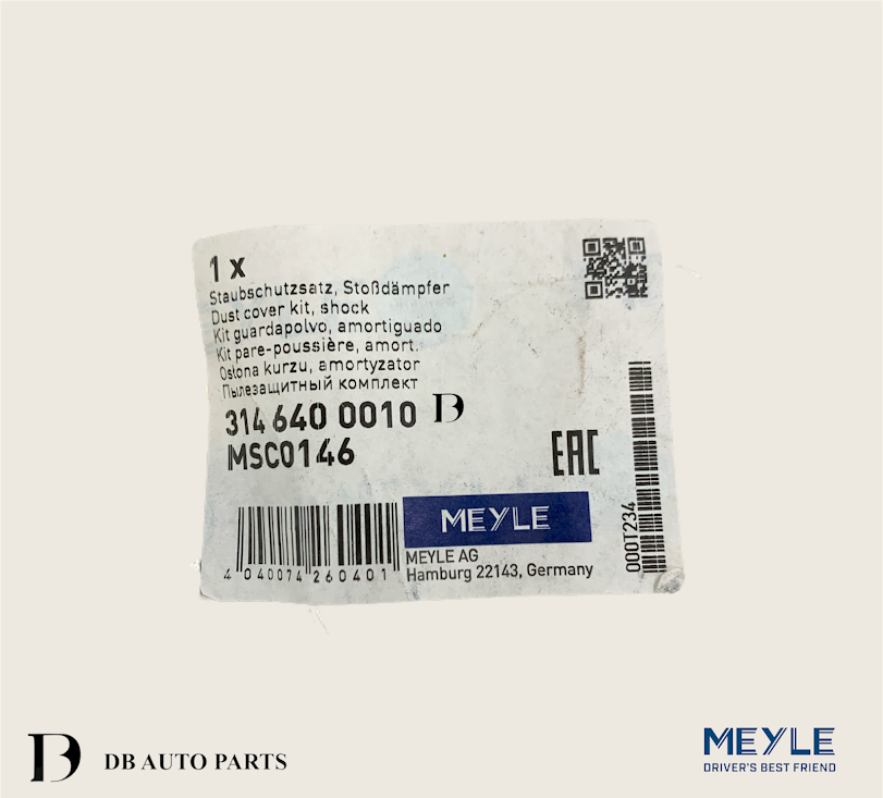 MEYLE BMW SERIES 5 F10 F07 520i SERIES 6 F12 F06 FRONT ABSORBER COVER&DAMPER SET (3146400010)(31336789373)(31336776143)