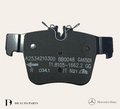 100% ORIGINAL MERCEDES BENZ C-CLASS W205 GLC X253 W253 AMG C43 REAR BRAKE PADS (0004205900)(2242301)(0252242316)