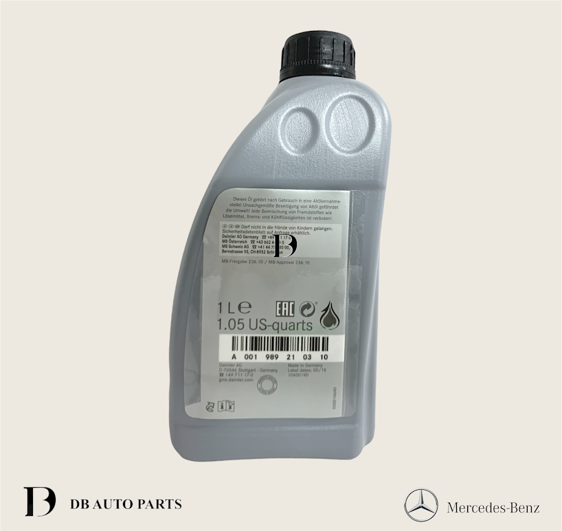 MERCEDES BENZ RED TRANSMISSION OIL 1L 722.4 722.6 722.7 (0019892103)(A0019892103)