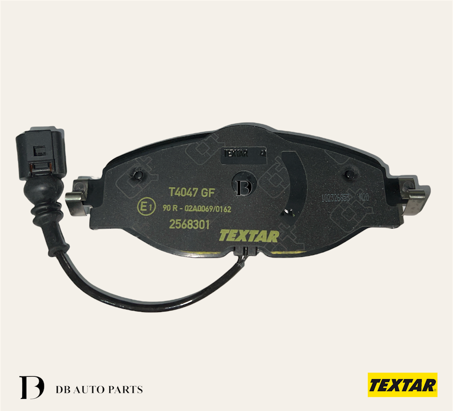 TEXTAR VOLKSWAGEN MK7 GOLF PASSAT TIGUAN AUDI A3 Q2 TT FRONT BRAKE PADS W/ BRAKE SENSOR (2568301)(5Q0698151F)