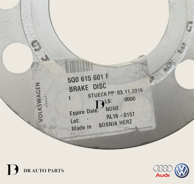 ORIGINAL VOLKSWAGEN BEETLE GOLF JETTA SCIROCCO AUDI A3 REAR BRAKE DISC / BRAKE ROTOR SET/2 PCS(1155230018)(1K0615601AB)
