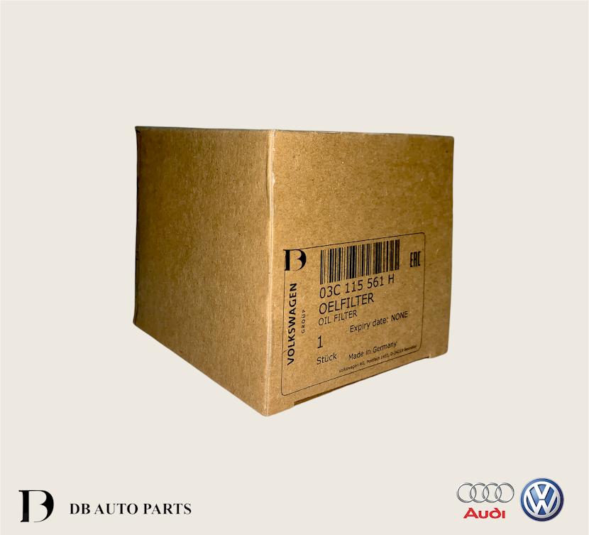 100% ORIGINAL VOLKSWAGEN TSI GOLF BEETLE PASSAT POLO TIGUAN TOURAN AUDI TFSI A1 A3 OIL FILTER 	(03C115561H)(03C115561E)