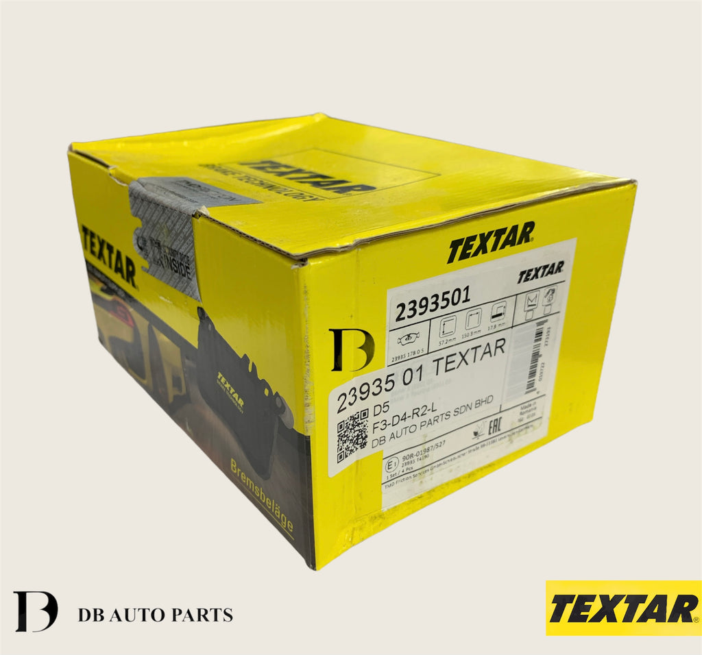TEXTAR BMW E39 FRONT BRAKE PADS (34111164629)(34112157586)(34112157590)(34116761278)(34116761280)(23183)(2167703) (34111164629)(34112157586)(34112157590)(34116761278)(34116761280)(23183)(21677) (34111