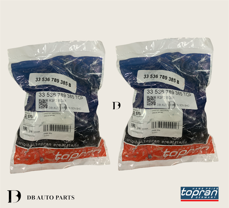 TOPRAN BMW SERIES 5 F10 518d 520d 520i 523i REAR DAMPER SET / 2 PCS 	(33536789385)