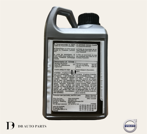 100% GENUINE ORIGINAL VOLVO S40 S60 S80 V60 XC60 AUTO OIL 1 LITRE (1161838)(0140193700)(G052529A2)