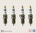 100% ORIGINAL VOLKSWAGEN POLO 1.4 NEW BEETLE 2.0 SPARK PLUG / GLOW PLUG SET / 4 PCS (0242236565)(101905601B)