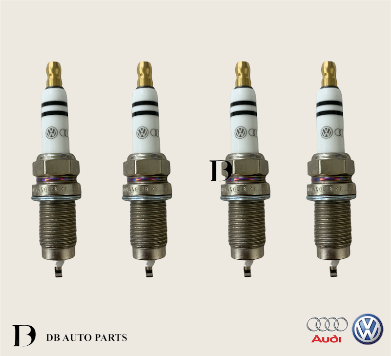 100% ORIGINAL VOLKSWAGEN POLO 1.4 NEW BEETLE 2.0 SPARK PLUG / GLOW PLUG SET / 4 PCS (0242236565)(101905601B)