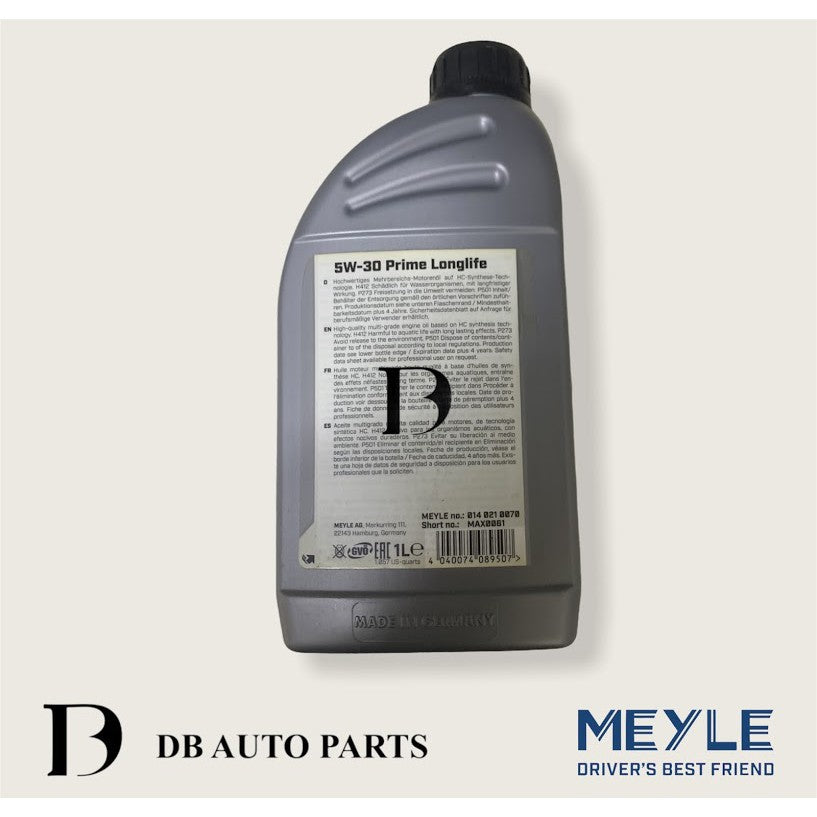 MEYLE ENGINE OIL 5W30 1L-TURBO CAR&CGI-  PORSCHE MERCEDES BENZ BMW VOLKSWAGEN FIAT (0140210070)