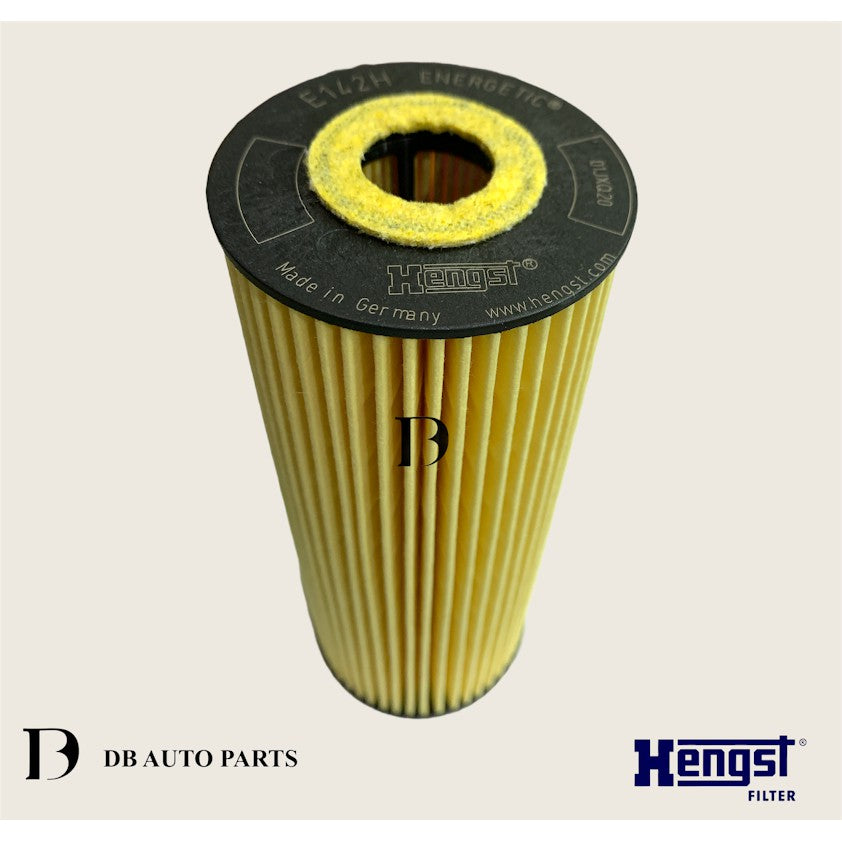 HENGST MERCEDES BENZ W124 C-CLASS W202 W203 E-CLASS W210 E200 / M111 M104 OIL FILTER  (E142HD21)(1041800109)(1041800825)
