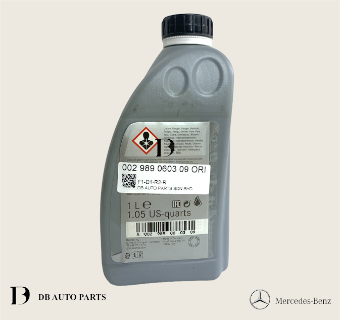 MERCEDES BENZ W204 W205 W212 W213 9 SPEED 725.0 D971 TRANSMISSION OIL  (0029890603)(0019899203)