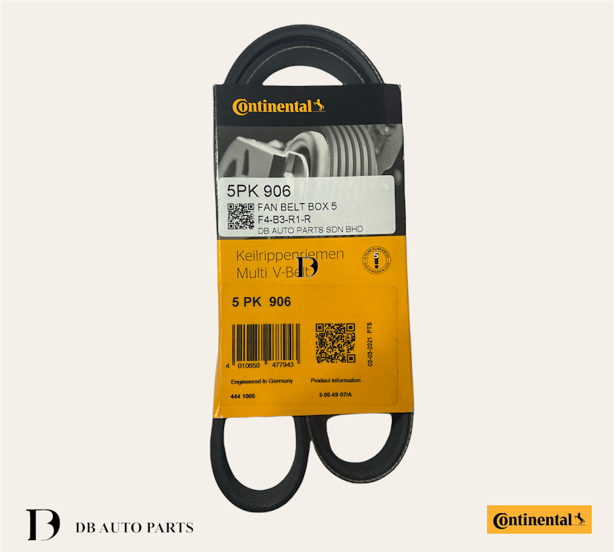 CONTINENTAL CTAM FAN BELT BMW E36 320i 328i E34 E39 520i 523i 	(5PK906)(5PK905)(11281738988)