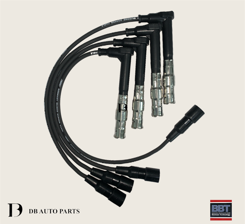 BBT AUTOMATIVE MERCEDES BENZ C-CLASS W202 C180 C220 E-CLASS W124 W210 / M111 PLUG CABLE SET / 4 PCS (ZEF642)(0001500480