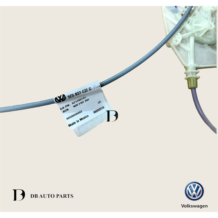VOLKSWAGEN FRONT WINDOW REGULATOR (5C5837462G)(5C5837462E)(5C5837462D)(5C5837462C)(5C5837462B)(5C5837462A)