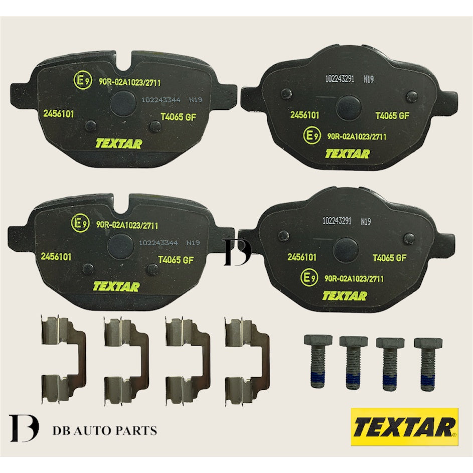 TEXTAR BMW F10 F25 X3 REAR BRAKE PAD (34216798193)(34216870558)(34216870565)(34216885451)(34216885452)(2456101)