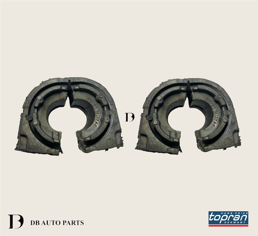 TOPRAN AUDI A3 VOLKSWAGEN GOLF PASSAT SCIROCCO TIGUAN REAR TORSION BAR BUSH SET/2PCS	(1K0511327AR)(1K0511327AF)