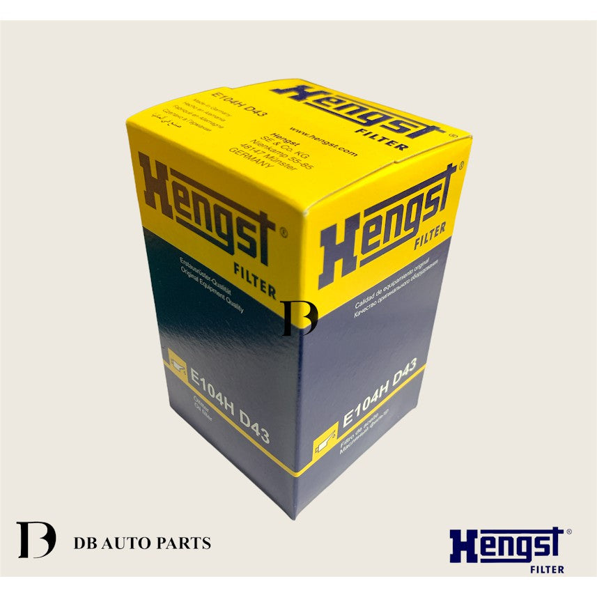 HENGST OIL FILTER BMW GROUP E34 E36 E46(E104HD43)(11421432097)(11421716121)(11421716192)(11421743398)