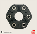 FEBI BILSTEIN BMW E60 F10 520d 530i DRIVESHAFT COUPLING / UNIVERSAL JOINT  (23961)(26117522027)