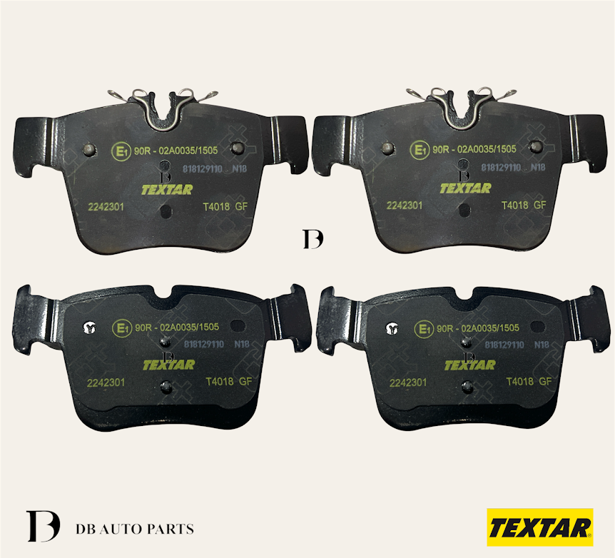 TEXTAR MERCEDES BENZ C-CLASS W205 GLC X253 W253 AMG C43 REAR BRAKE PADS (0004205900)(2242301)(0252242316)