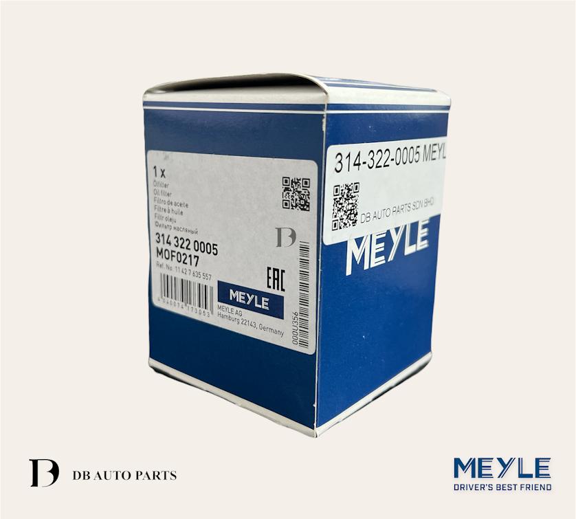 MEYLE BMW F20 120i F21 F30 316i OIL FILTER ELEMENT (11427635557)(3143220005)